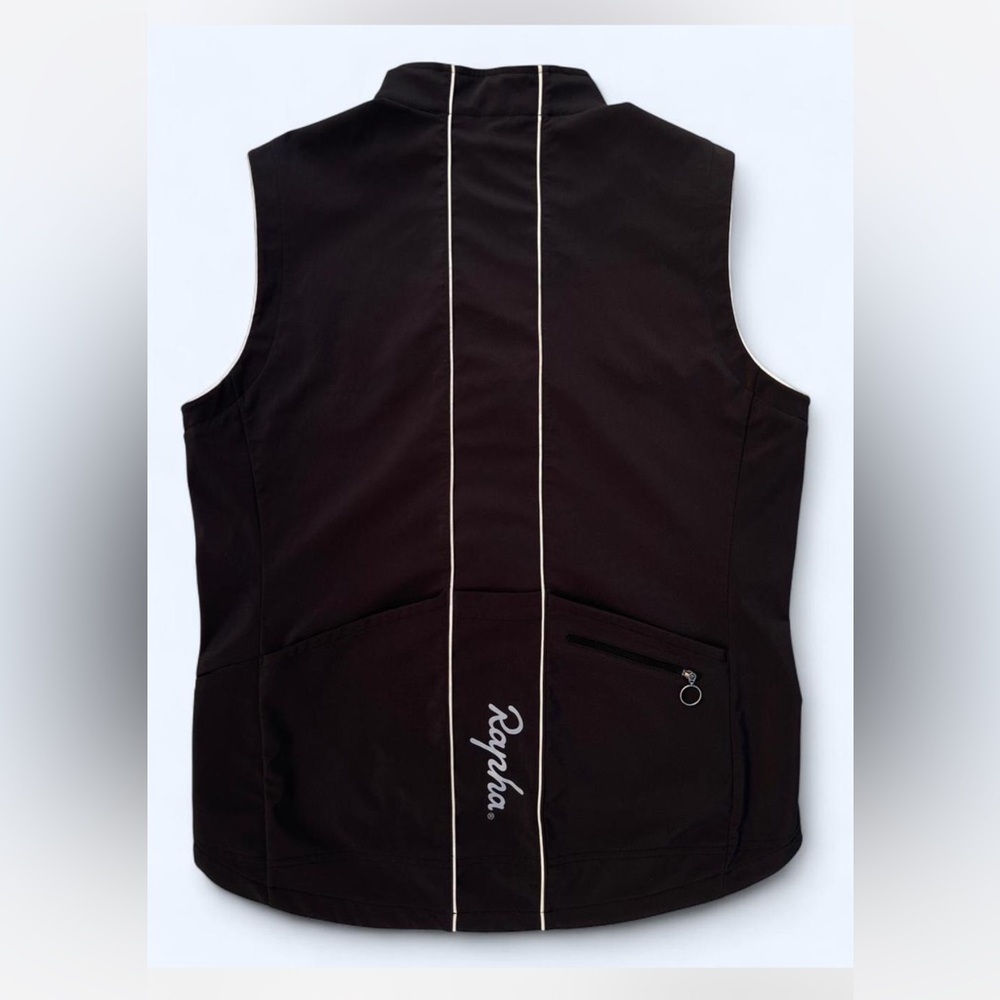Rapha gilet black cycling Vest riding outdoors sport XLarge biking ride training